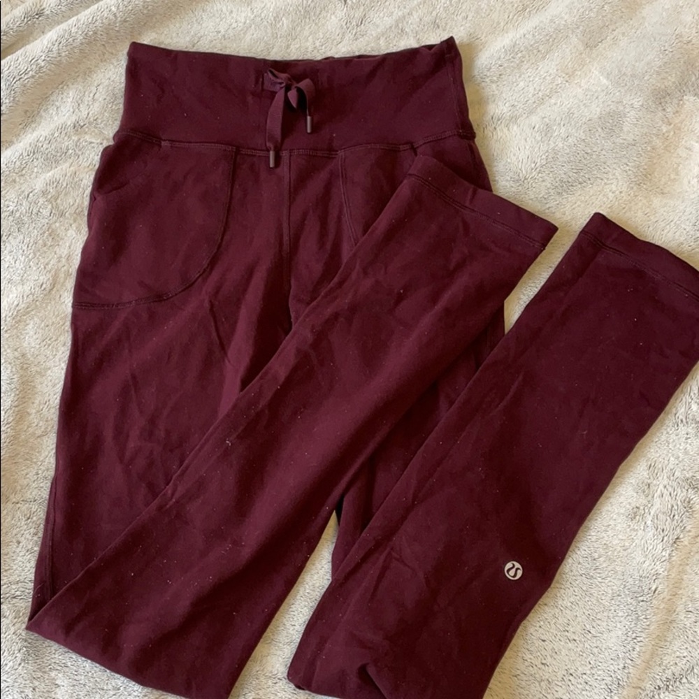 Lululemon skinny pants maroon size 4